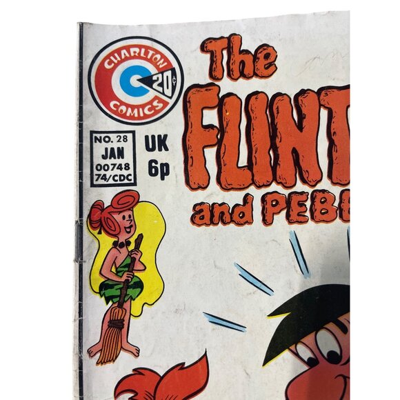 Charlton Comics The Flintstones And Pebbles #28 January 1974 Bagged Boarded - Picture 2 of 6